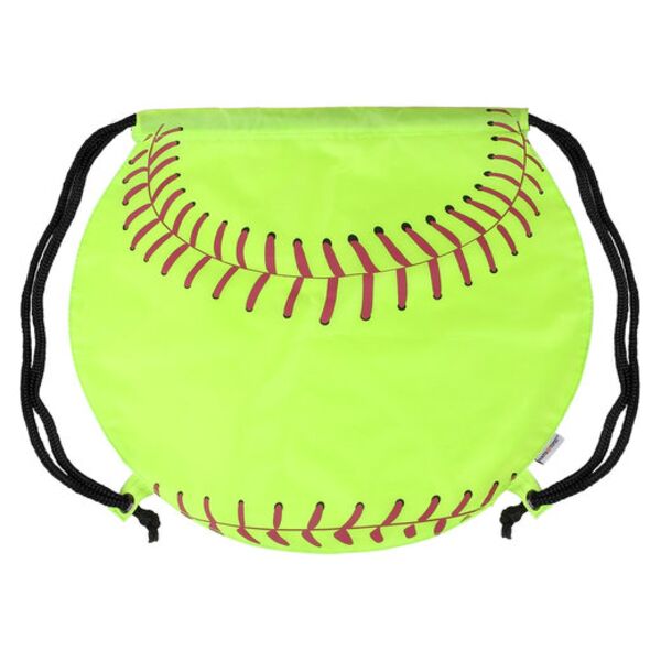 Softball Drawstring Bag Thumbnail