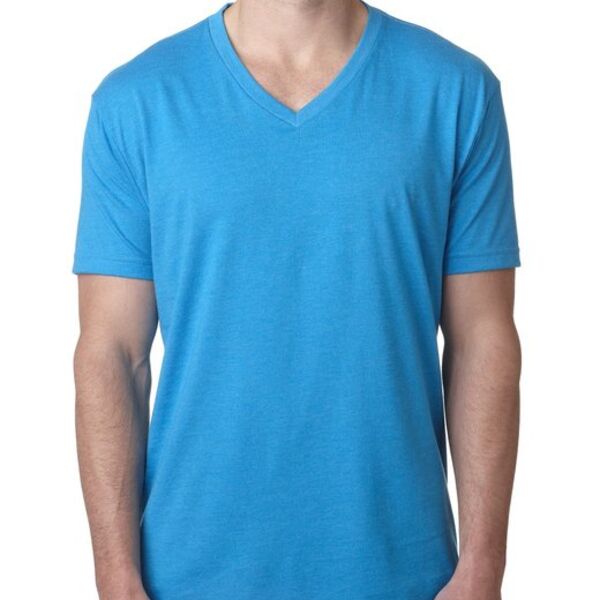 Men's CVC V-Neck T-Shirt Thumbnail